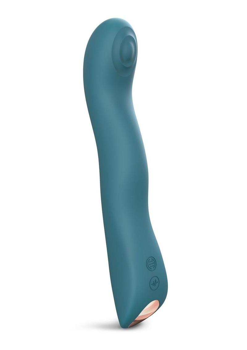 Swap Rechargeable Silicone Vibrator - Teal Me