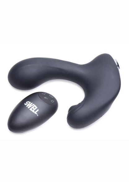 Swell 10x Inflatable and Tapping Rechargeable Silicone Prostate Vibrator with Remote Control