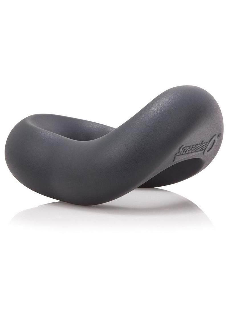 Swingo Curve Silicone Cock Ring - Grey