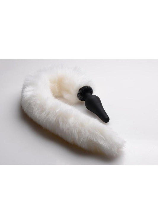 Tailz Fox Tail and Ears - White - Set