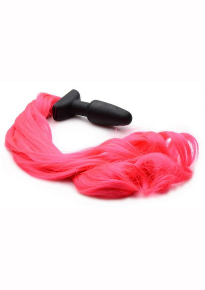 Tailz Pony Tail Anal Plug - Hot Pink/Pink