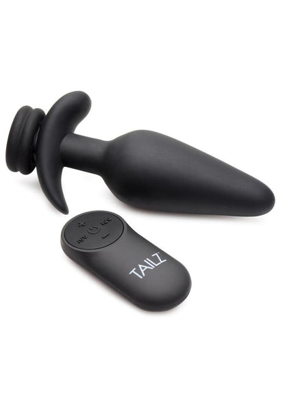 Tailz Snap-On 10x Rechargeable Silicone Anal Plug with Remote Control