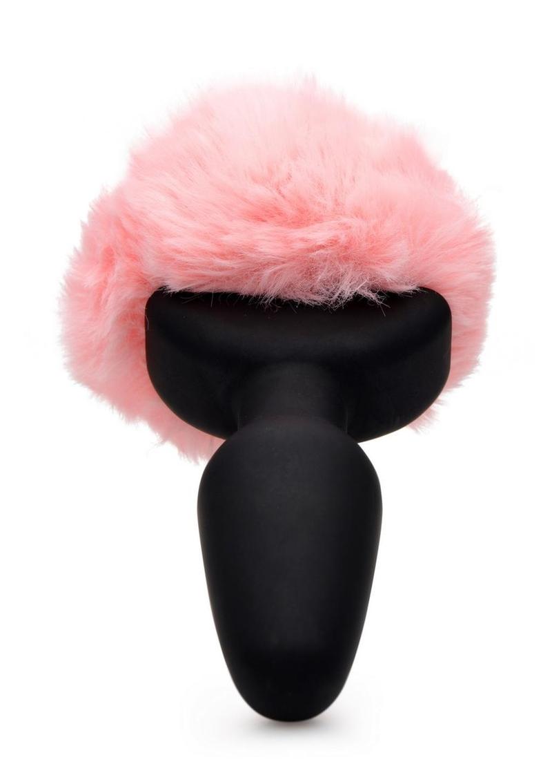 Tailz Vibrating Bunny Tail Anal Plug - Pink