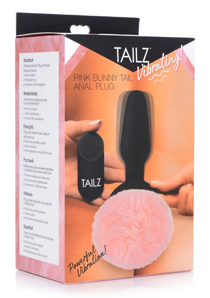 Tailz Vibrating Bunny Tail Anal Plug