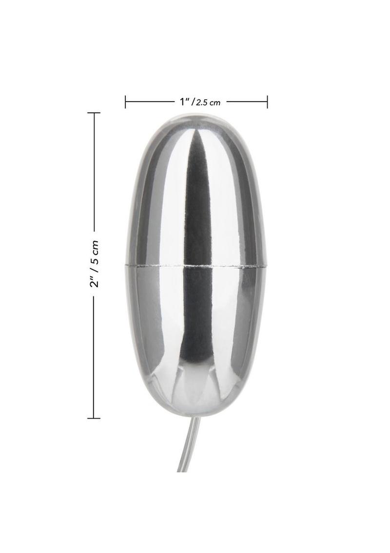 Tear Drop Bullet with Wired Remote Control - Silver - 2.1in