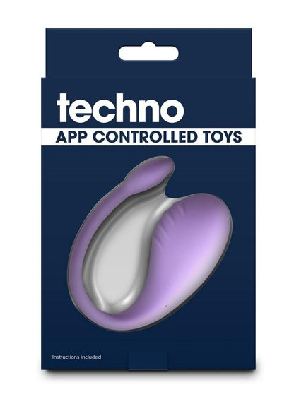 Techno Rave Rechargeable Silicone App Compatible Vibrator