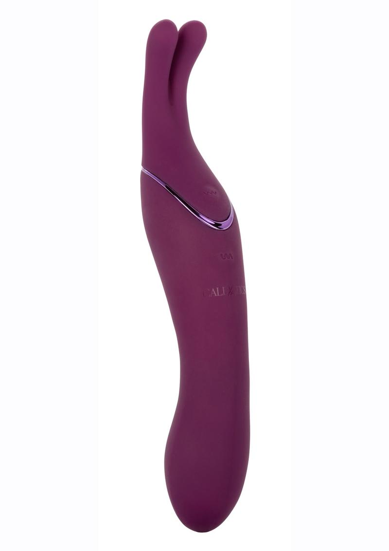 Tempt and Tease Sass Rechargeable Silicone Vibrator with Clitoral Stimulator