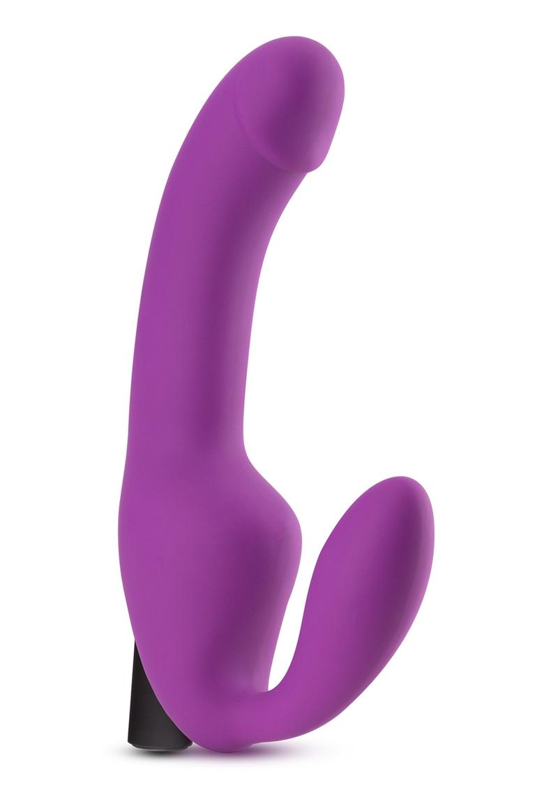 Temptasia Cyrus Strapless Silicone Vibrating Dildo with Rechargeable Bullet