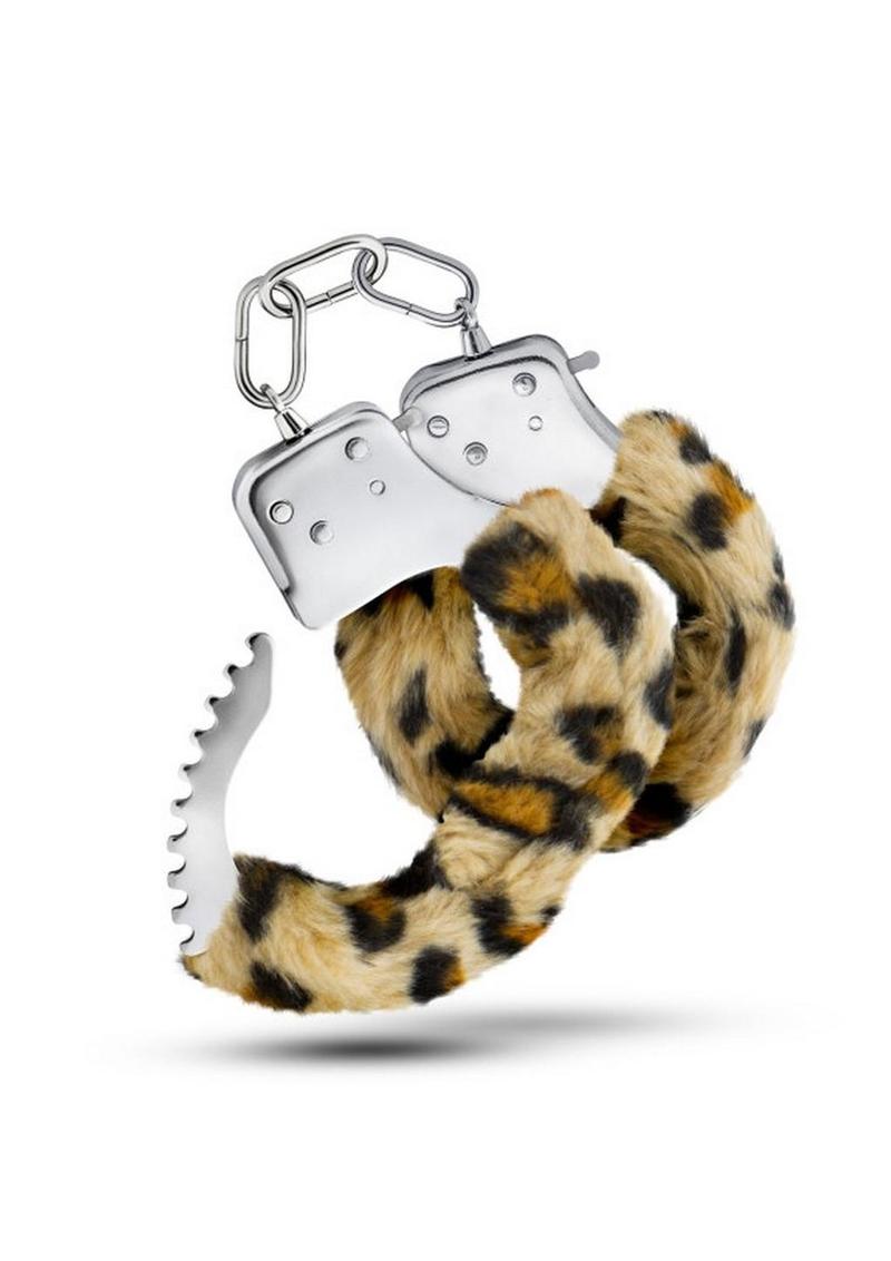 Temptasia Faux Fur Cuffs - Animal Print/Leopard