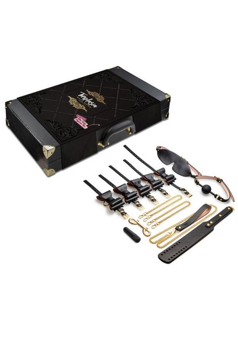 Temptasia Safe Word Bondage Kit - Black/Pink