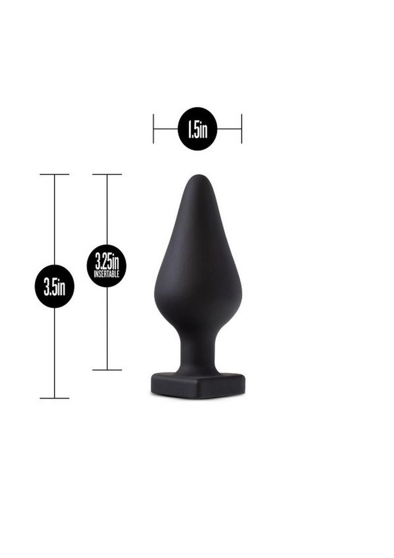 Temptasia Spank Me Silicone Butt Plug - Black