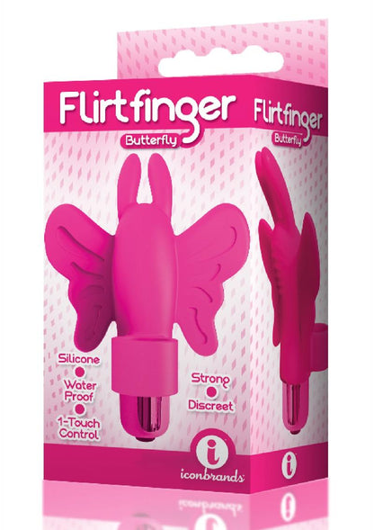 The 9's - Flirt Finger Silicone Butterfly - Pink