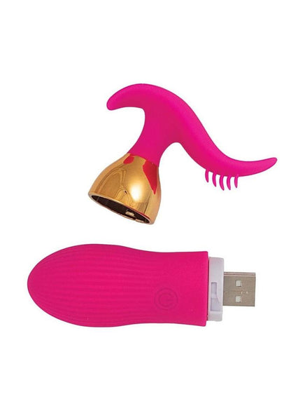 The Beat Magic Tickler Rechargeable Silicone Plug - Pink