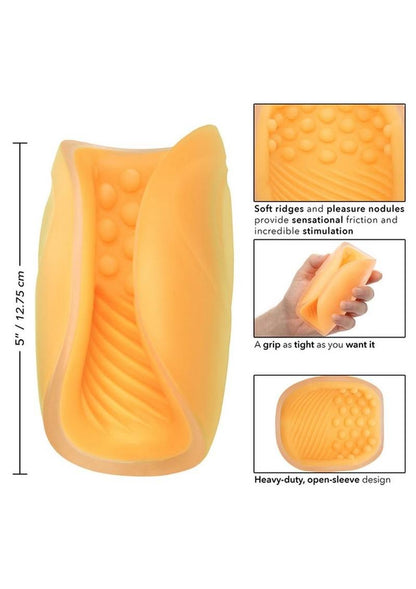 The Gripper Dual Grip Masturbator - Orange