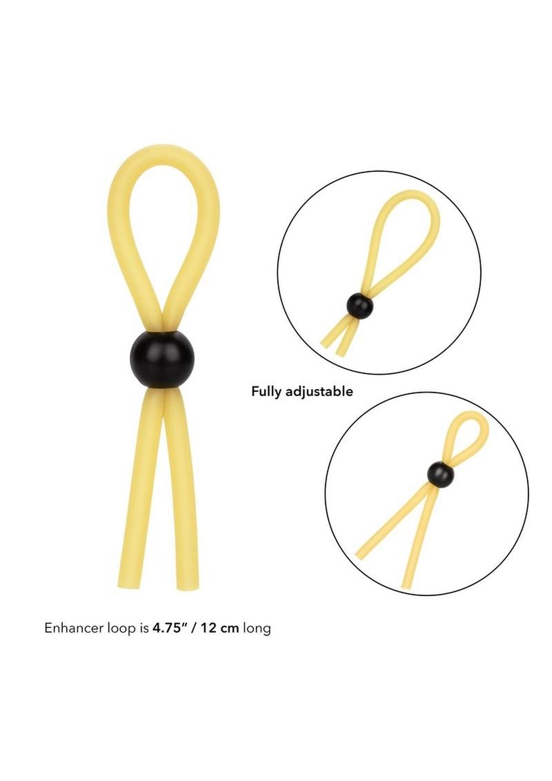 The Lasso Cock Ring - Vanilla/Yellow