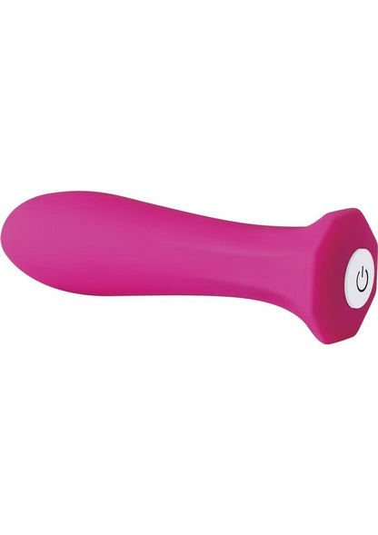 The Queen Rechargeable Silicone Vibrator - Pink