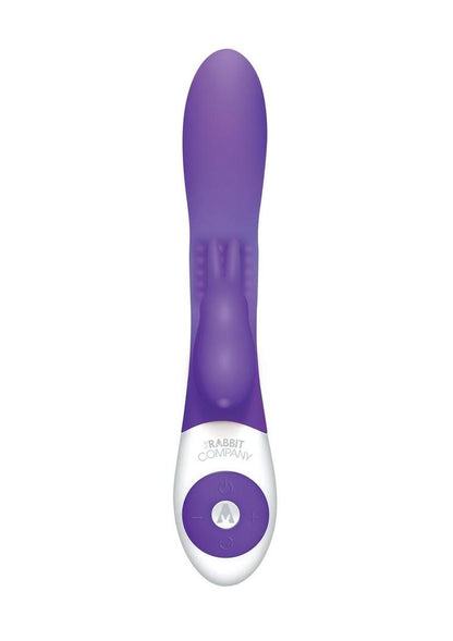 The Beaded Rabbit Rechargeable Silicone G-Spot Vibrator - Purple