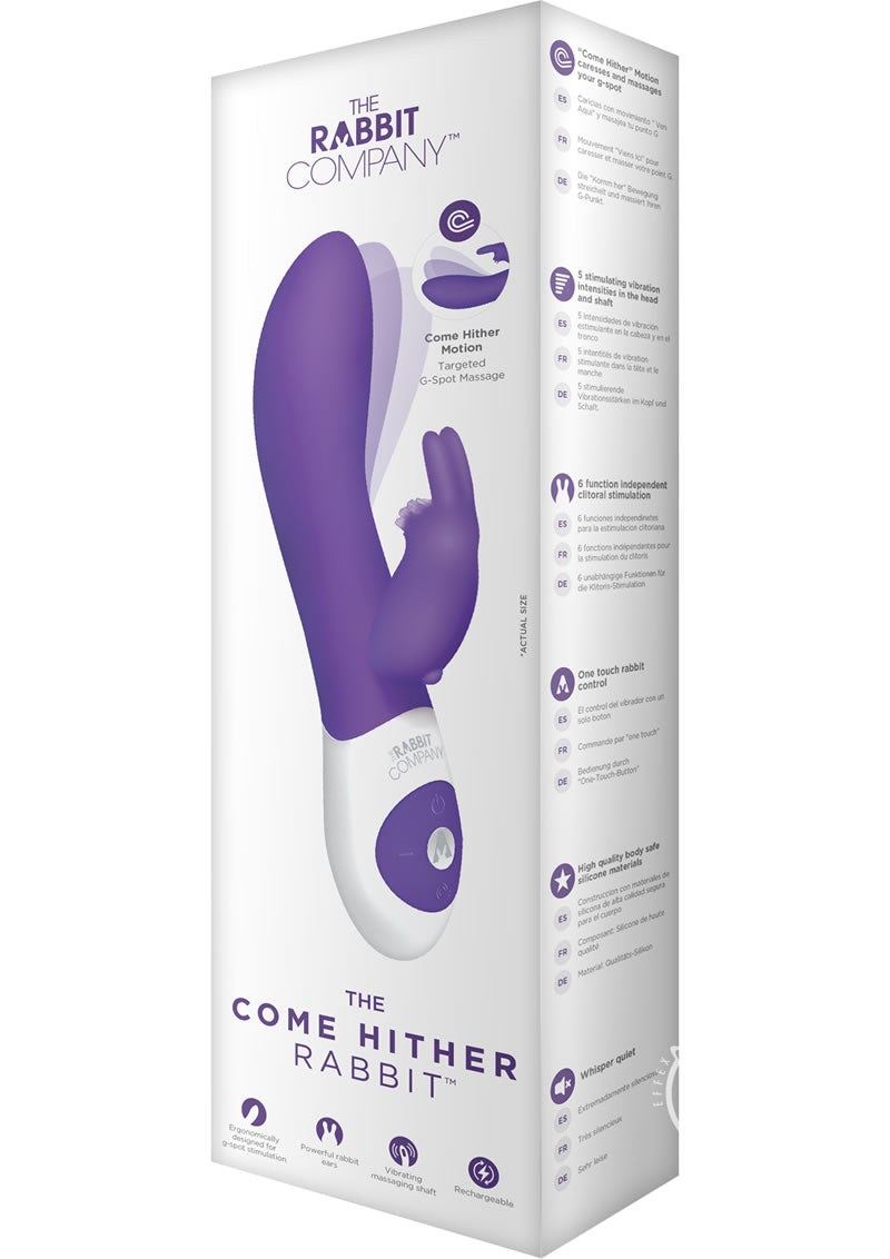 The Come Hither Rabbit Rechargeable Silicone G-Spot Vibrator