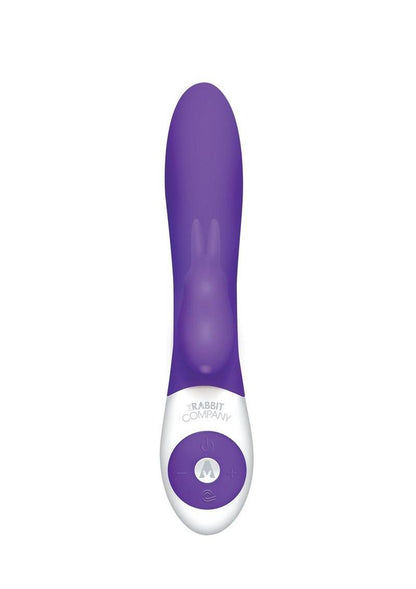 The Come Hither Rabbit Rechargeable Silicone G-Spot Vibrator - Purple