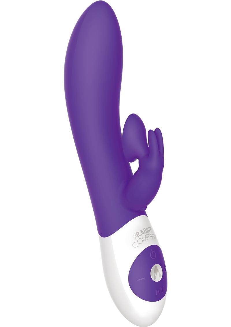 The Kissing Rabbit Rechargeable Silicone Vibrator with Clitoral Suction