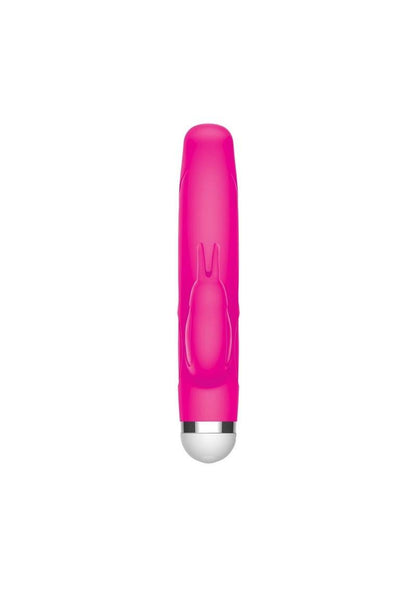 The Mini Rabbit Rechargeable Silicone Vibrator - Hot Pink/Pink - Small