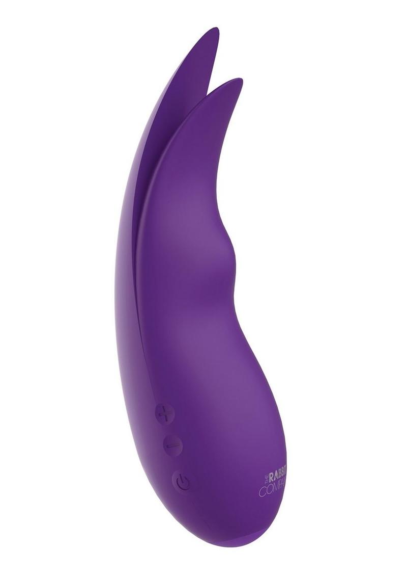 The Power Rabbit Rechargeable Silicone Vibrator - Purple