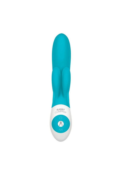 The Rumbly Rabbit Rechargeable Silicone Rabbit Vibrator - Blue