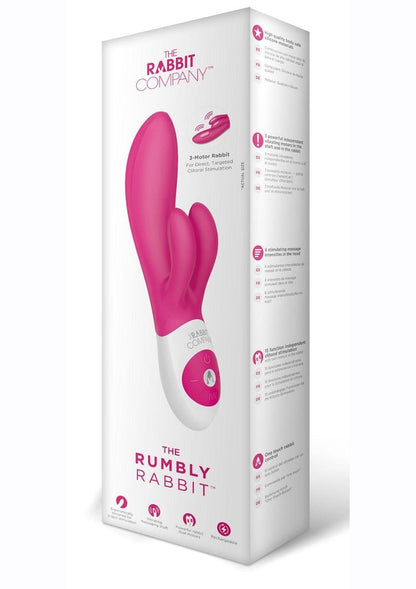 The Rumbly Rabbit Rechargeable Silicone Rabbit Vibrator