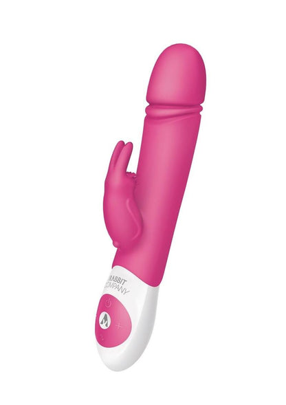 The Thrusting Rabbit Rechargeable Silicone Vibrator with Clitoral Stimulation