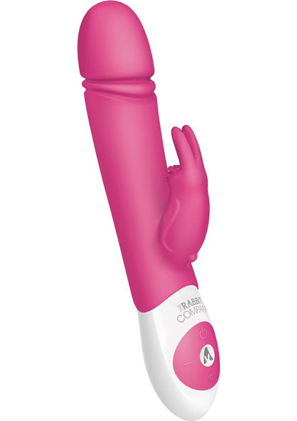 The Thrusting Rabbit Rechargeable Silicone Vibrator with Clitoral Stimulation