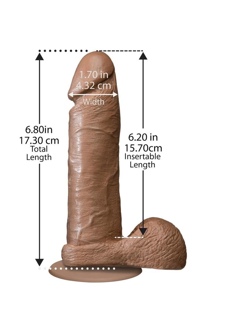 The Realistic Cock Dildo - Caramel - 6in