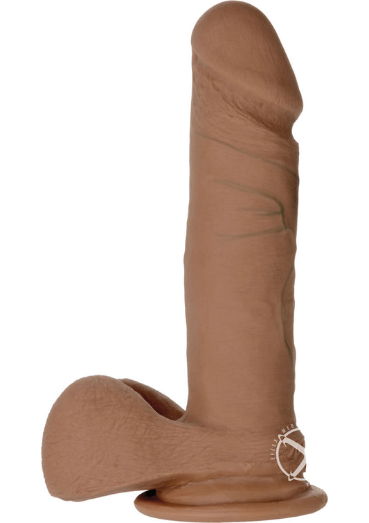 The Realistic Cock Ultraskyn Dildo - Caramel - 6in