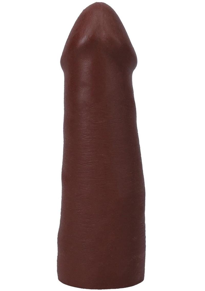 The Realistic Cock Ultraskyn Removable Vac-U-Lock Suction Cup - Chocolate - 5in