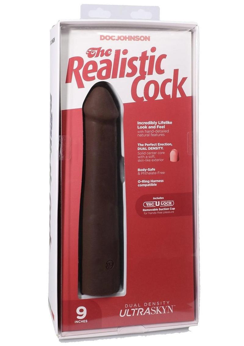 The Realistic Cock Ultraskyn Removable Vac-U-Lock Suction Cup