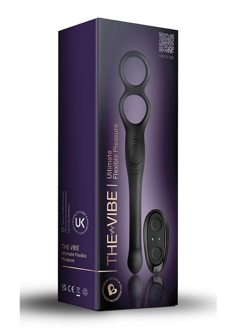 The-Vibe Silicone Rechargeable Anal Stimulator with Remote Control