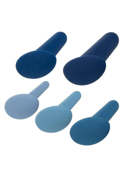 They Ology Wearable Anal Trainer - Blue - 5 Piece Set