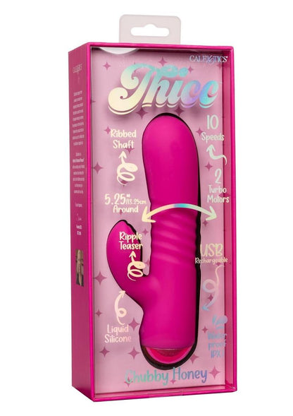 Thicc Chubby Honey Dual Motor Vibrator with Clitoral Stimulator