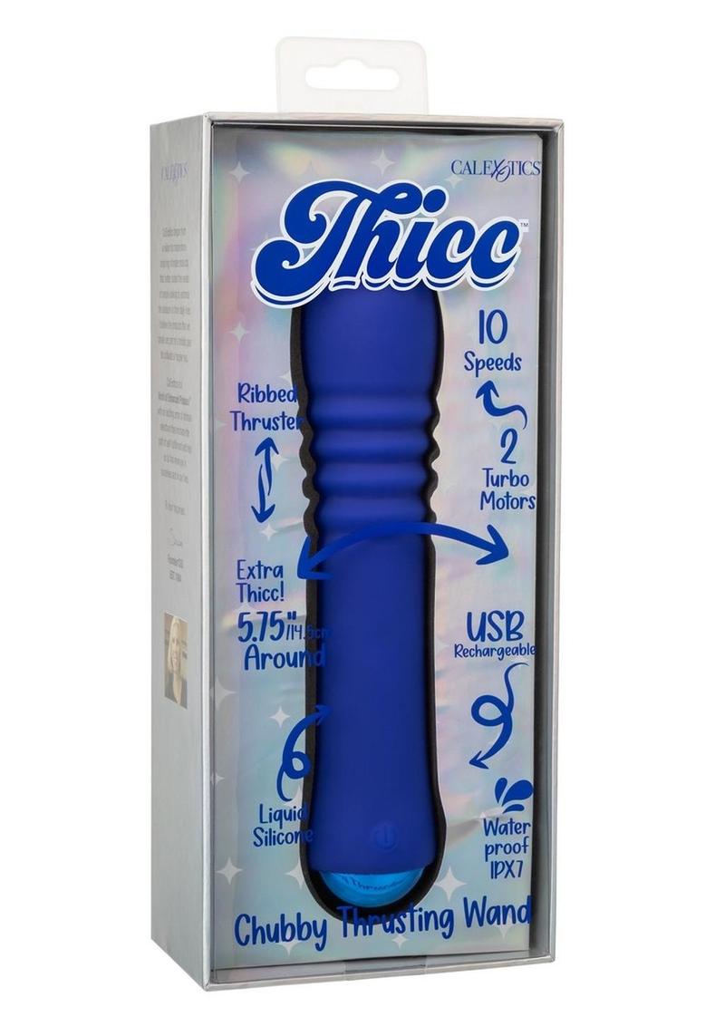 Thicc Chubby Thrusting Rechargeable Silicone Wand