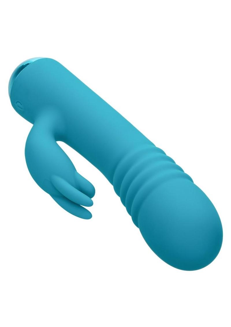 Thicc Chubby Thrusting Tickler Rechargeable Silicone Rabbit Vibrator