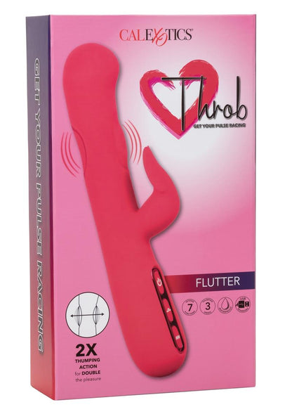 Throb Flutter Silicone Rechargeable Vibrator