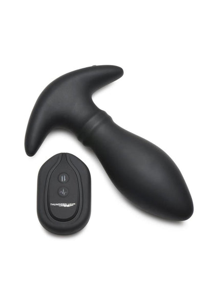 Thunder Plugs Rim Slide 7x Sliding Ring Silicone Rechargeable Butt Plug with Remote Control