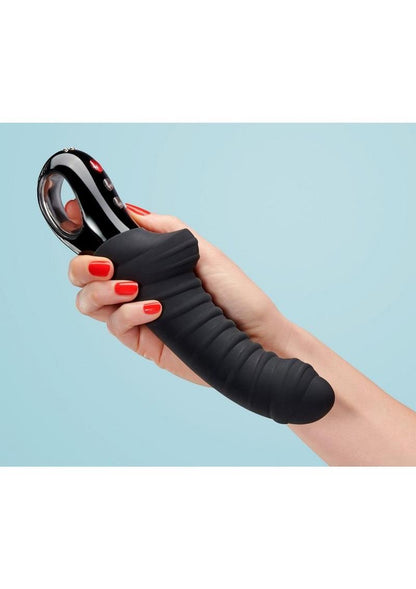 Tiger Silicone Vibrator - Black