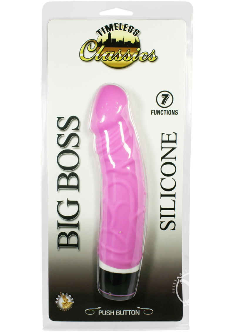 Timeless Classics Big Boss Silicone Vibrator - Pink