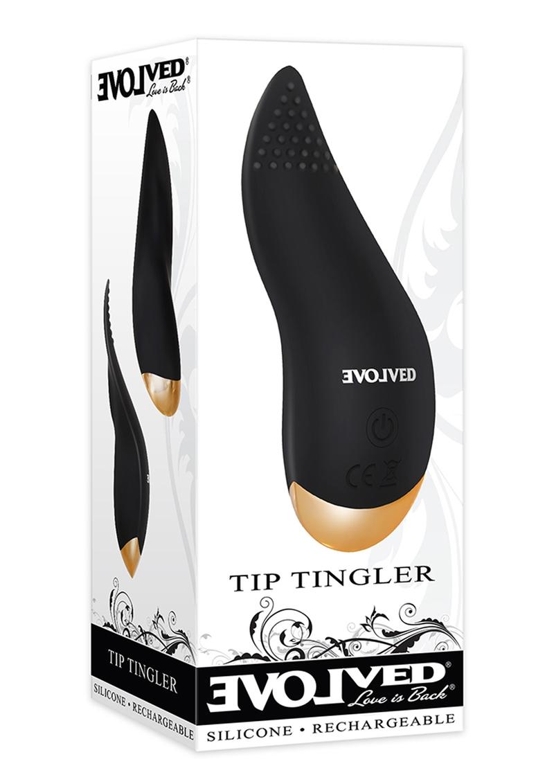 Tip Tingler Silicone Rechargeable Tongue Shape Vibrator