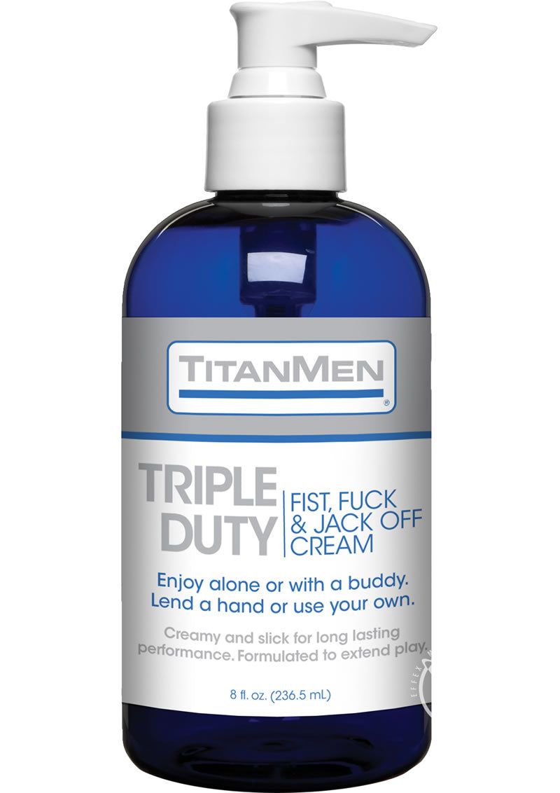 Titanmen Triple Duty Fist, Fuck and Jack Off - Cream - 8oz