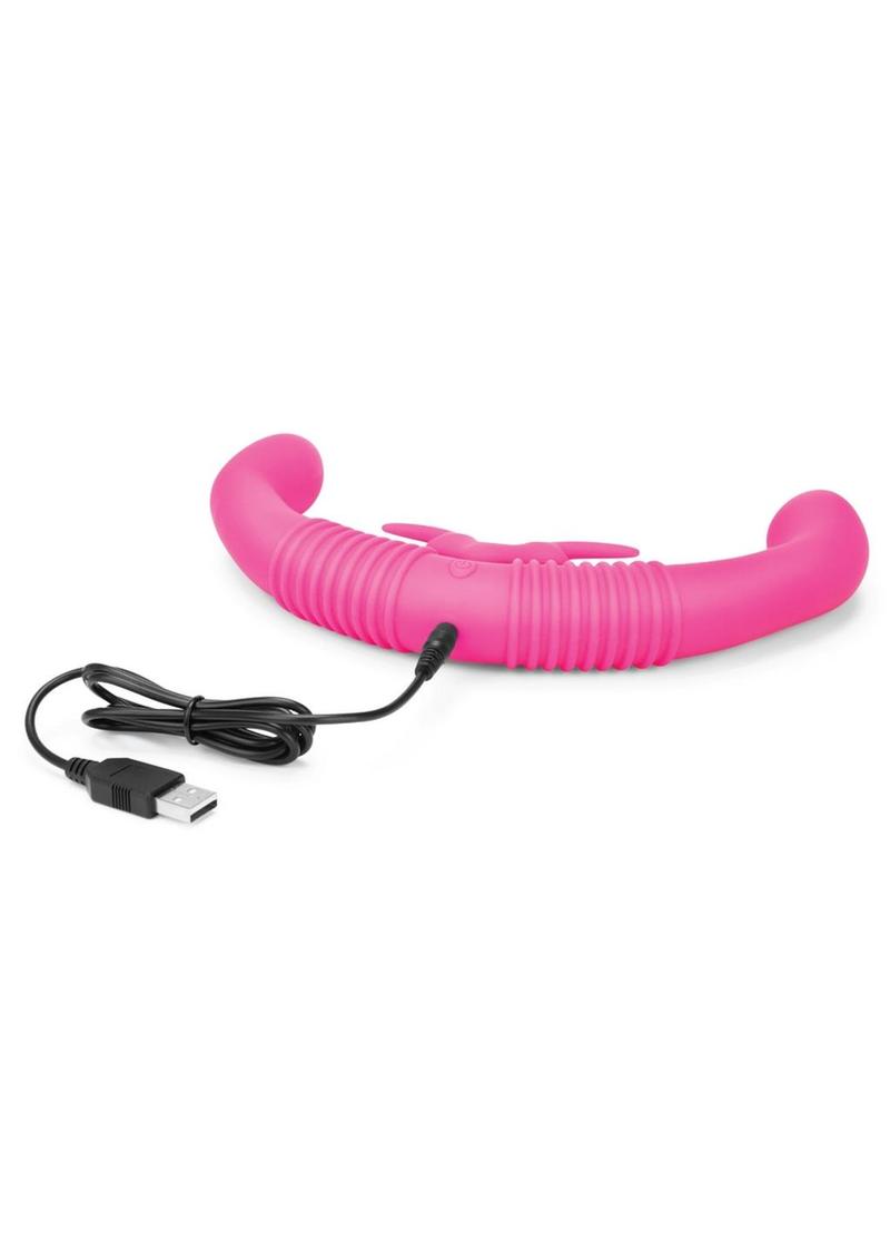 Together Toy Silicone Rechargeable Echo Function Vibrator For Couples - Pink