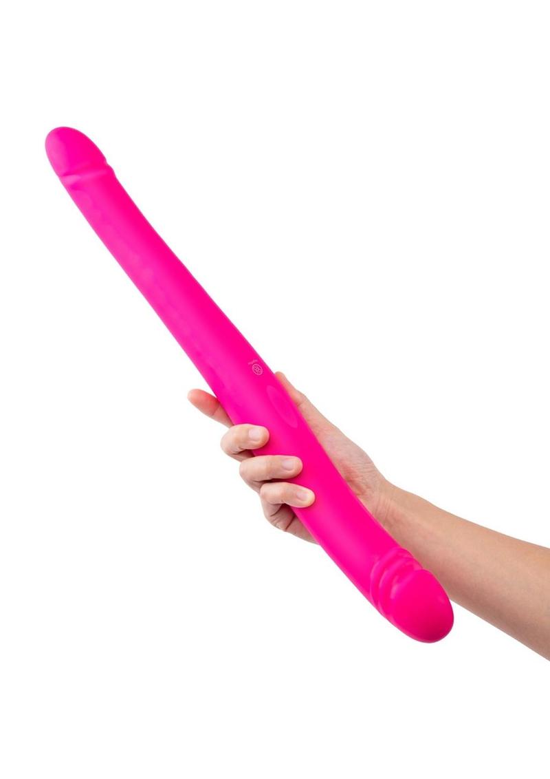 Together Toys Duo Together Silicone Rechargeable Double Vibrator - Pink