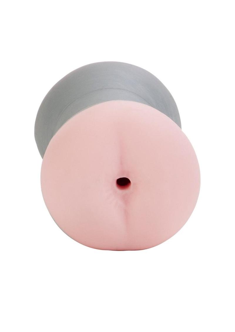 Travel Gripper Dual Density Stroker - Mouth and Ass - Pink