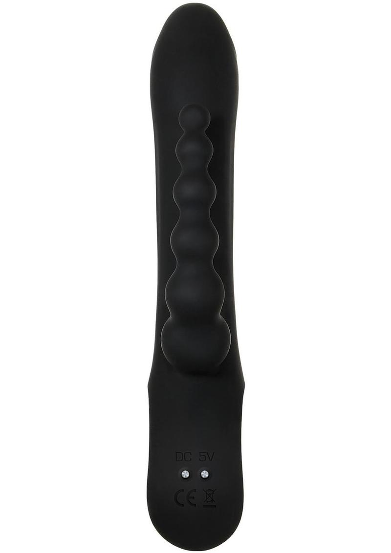 Trifecta Rechargeable Silicone Rabbit Vibrator