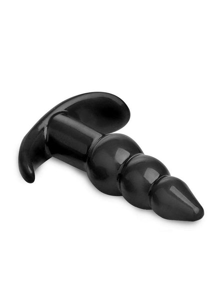 Trinity Vibes 4 Pc Vibrating Anal Plug - Black - Set